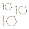 Sonoma Goods For Life™ Hoop Earring Set 2 Sonoma Goods For Life™ Hoop Earring Set -Sonoma Goods For Life Women 1787385