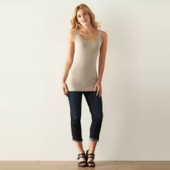 Women's Sonoma Goods For Life® Tunic Layering Tank Top -Sonoma Goods For Life Women 2979874 ALT2