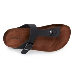 Sonoma Goods For Life® Porcelain Leather Slide Sandals -Sonoma Goods For Life Women 3519235 ALT4