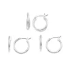Sonoma Goods For Life™ Nickel Free Hoop Earring Set -Sonoma Goods For Life Women 3625193 Silver Tone