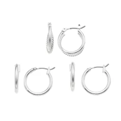 Sonoma Goods For Life™ Nickel Free Hoop Earring Set