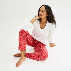 Women's Sonoma Goods For Life® Cozy Pajama Pants -Sonoma Goods For Life Women 4211999 ALT2
