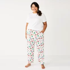 Plus Size Sonoma Goods For Life® Knit Pajama Pants