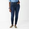 Women's Sonoma Goods For Life® Curvy High-Waisted Skinny Jeans