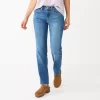 Women's Sonoma Goods For Life® Straight-Leg High-Waisted Curvy Jeans