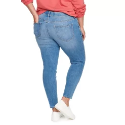Plus Size Sonoma Goods For Life® Premium Mid-Rise Skinny Jeans 5 Plus Size Sonoma Goods For Life® Premium Mid-Rise Skinny Jeans -Sonoma Goods For Life Women 4916151 ALT