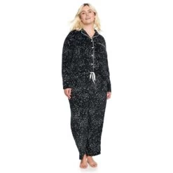 Plus Size Sonoma Goods For Life® Velour Pajama Shirt & Pajama Pants Set 7 Plus Size Sonoma Goods For Life® Velour Pajama Shirt & Pajama Pants Set -Sonoma Goods For Life Women 5033014 ALT2