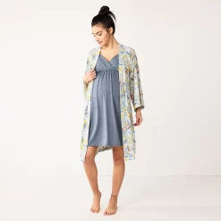 Maternity Sonoma Goods For Life® Nursing Nightgown & Robe Set