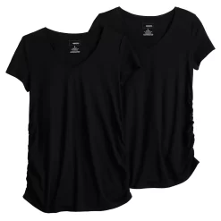 Maternity Sonoma Goods For LifeĀ® 2-pack Essential Short Sleeve Tee