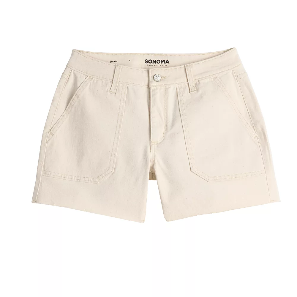 Women's Sonoma Goods For Life® High-Waist 5" Jean Shorts 4 Women's Sonoma Goods For Life® High-Waist 5" Jean Shorts - Image 2
