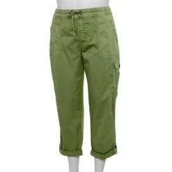 Plus Size Sonoma Goods For Life® Comfort Waist Utility Capri Pants