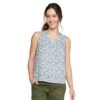 Women's Sonoma Goods For Life® V-Neck Tank -Sonoma Goods For Life Women 5297402 Blue Floral