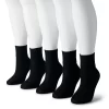 Women's Sonoma Goods For Life® 5-Pack Neutral Color Cuffed Crew Socks 2 Women's Sonoma Goods For Life® 5-Pack Neutral Color Cuffed Crew Socks -Sonoma Goods For Life Women 5497543 Black