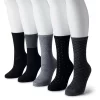 Women's Sonoma Goods For Life® 5-Pack Geo Crew Socks -Sonoma Goods For Life Women 5497546 Black Multi