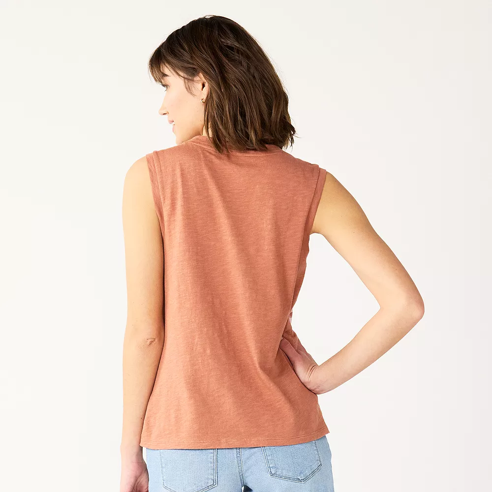 Women's Sonoma Goods For Life® Muscle Graphic Tank 4 Women's Sonoma Goods For Life® Muscle Graphic Tank - Image 2