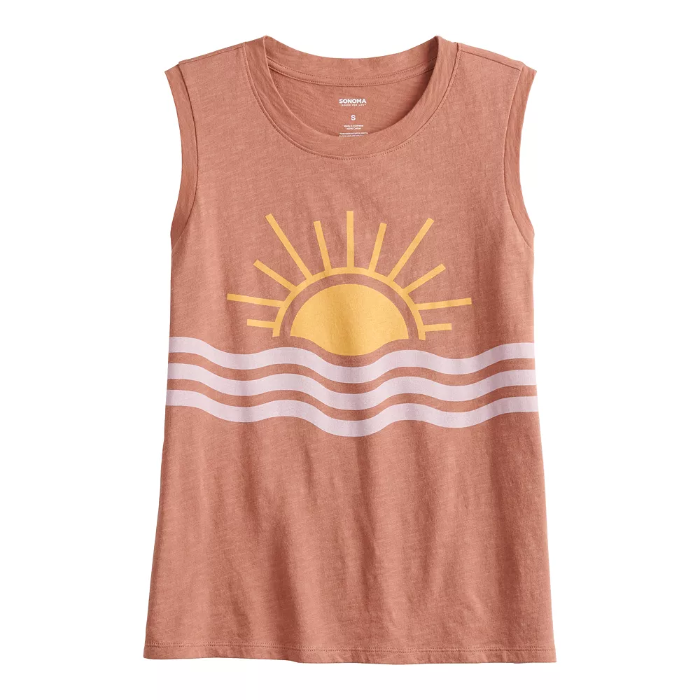 Women's Sonoma Goods For Life® Muscle Graphic Tank 5 Women's Sonoma Goods For Life® Muscle Graphic Tank - Image 3