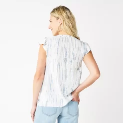 Maternity Sonoma Goods For Life® Over-The-Belly Panel Jean Shorts -Sonoma Goods For Life Women 5514842 ALT