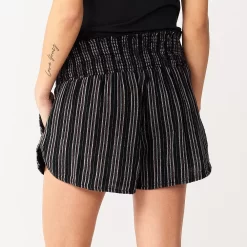 Maternity Sonoma Goods For Life® Smocked Shorts -Sonoma Goods For Life Women 5532352 ALT