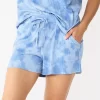 Women's Sonoma Goods For Life® Essential Pajama Shorts -Sonoma Goods For Life Women 5553528 Blue Dye