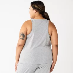 Plus Size Sonoma Goods For Life® Essential Pajama Tank Top -Sonoma Goods For Life Women 5558714 ALT