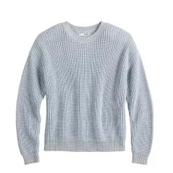 Women's Sonoma Goods For Life® Textured Drop-Shoulder Sweater 9 Women's Sonoma Goods For Life® Textured Drop-Shoulder Sweater -Sonoma Goods For Life Women 5579623 ALT5