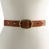 Women's Sonoma Goods For Life® Oval Buckle Belt -Sonoma Goods For Life Women 5594785 Papaya