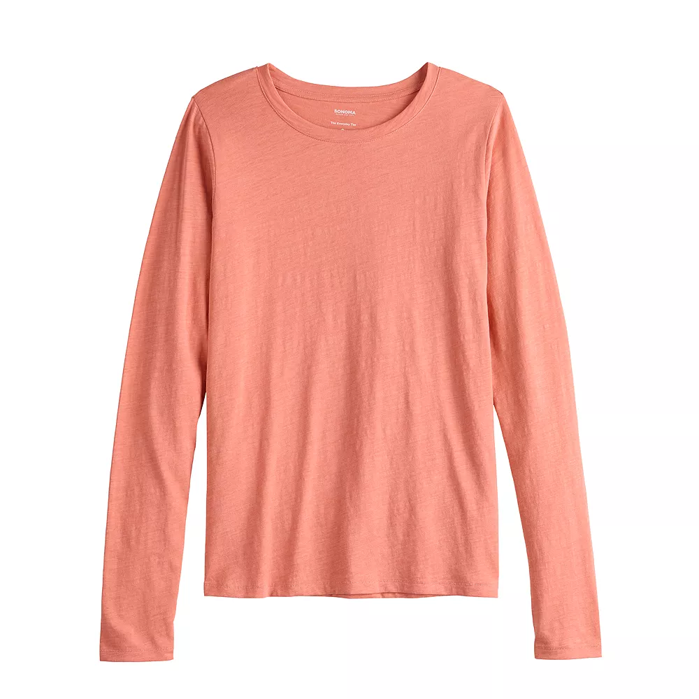 Women's Sonoma Goods For Life® Everyday Crewneck Long Sleeve Tee 4 Women's Sonoma Goods For Life® Everyday Crewneck Long Sleeve Tee - Image 2