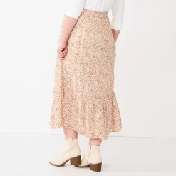 Maternity Sonoma Goods For Life® Smocked Waist Skirt -Sonoma Goods For Life Women 5666013 ALT