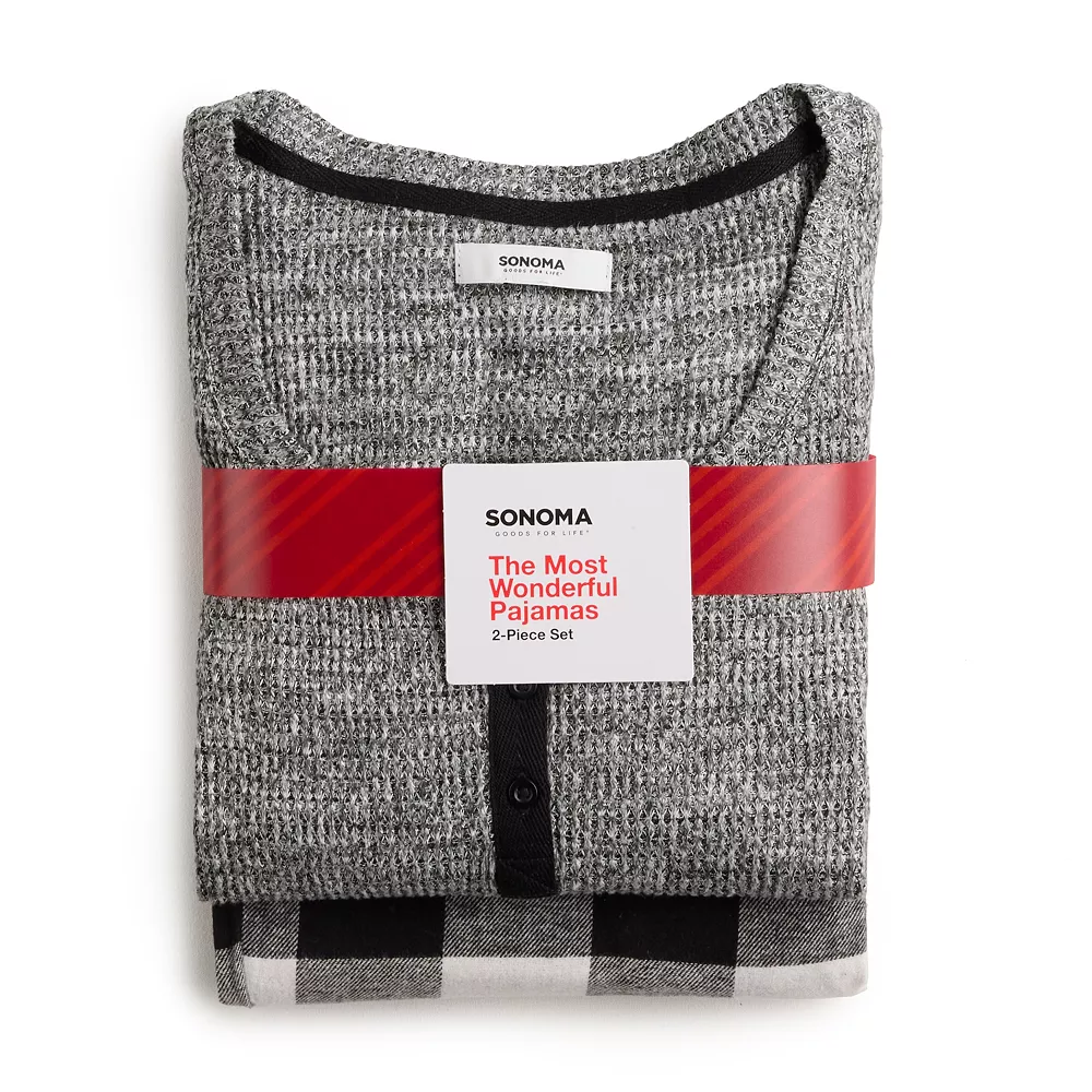 Women's Sonoma Goods For Life® Flannel Pajama Pants & Pajama Top Sleep Set 6 Women's Sonoma Goods For Life® Flannel Pajama Pants & Pajama Top Sleep Set - Image 4