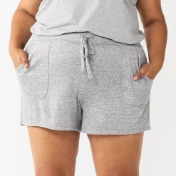 Plus Size Sonoma Goods For Life® Essential Pajama Shorts