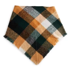 Women's Sonoma Goods For Life® Boucle Plaid Triangle Scarf -Sonoma Goods For Life Women 5731417 ALT2