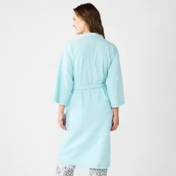 Women's Sonoma Goods For Life® Cloud Knit 3/4 Sleeve Robe -Sonoma Goods For Life Women 5780935 ALT