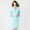 Women's Sonoma Goods For Life® Cloud Knit 3/4 Sleeve Robe -Sonoma Goods For Life Women 5780935 Aqua