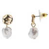 Sonoma Goods For Life® Hammered Post Top With Pearl Drop Earrings -Sonoma Goods For Life Women 5783328