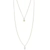 Sonoma Goods For Life® 2 Row Hammered Disc & Pearl Pendant Necklace -Sonoma Goods For Life Women 5783336
