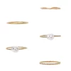 Sonoma Goods For Life® Pearl & Twisted Ring 5 Pack -Sonoma Goods For Life Women 5783339