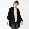 Women's Sonoma Goods For Life® Open Knit Kimono -Sonoma Goods For Life Women 5796217 Black
