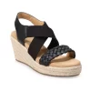 Sonoma Goods For Life® Coraa Women's Espadrille Wedge Sandals -Sonoma Goods For Life Women 5800319 Black