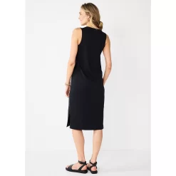 Women's Sonoma Goods For Life® Henley Knit Midi Dress -Sonoma Goods For Life Women 5815267 ALT