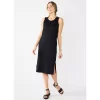 Women's Sonoma Goods For Life® Henley Knit Midi Dress -Sonoma Goods For Life Women 5815267 Black