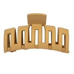 Sonoma Goods For Life® Tan Rubberized Geometric Cutout Claw Clip