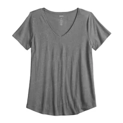 Women's Sonoma Goods For Life® Essential V-Neck Tee -Sonoma Goods For Life Women 5824995 ALT5