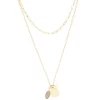 Sonoma Goods For Life® 2 Row Semi Charm Long Necklace