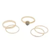 Sonoma Goods For Life® Gold Tone Stone Ring Set -Sonoma Goods For Life Women 5831282
