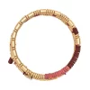 Sonoma Goods For Life® Gold Tone Red Rubber Coated Beaded Coil Bracelet -Sonoma Goods For Life Women 5831486