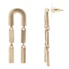 Sonoma Goods For Life® Gold Tone Shaky Bar U Shaped Drop Earrings -Sonoma Goods For Life Women 5831490