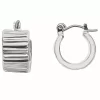 Sonoma Goods For Life® Rhod Chunky Wavy Textured Hoop Earrings -Sonoma Goods For Life Women 5831656