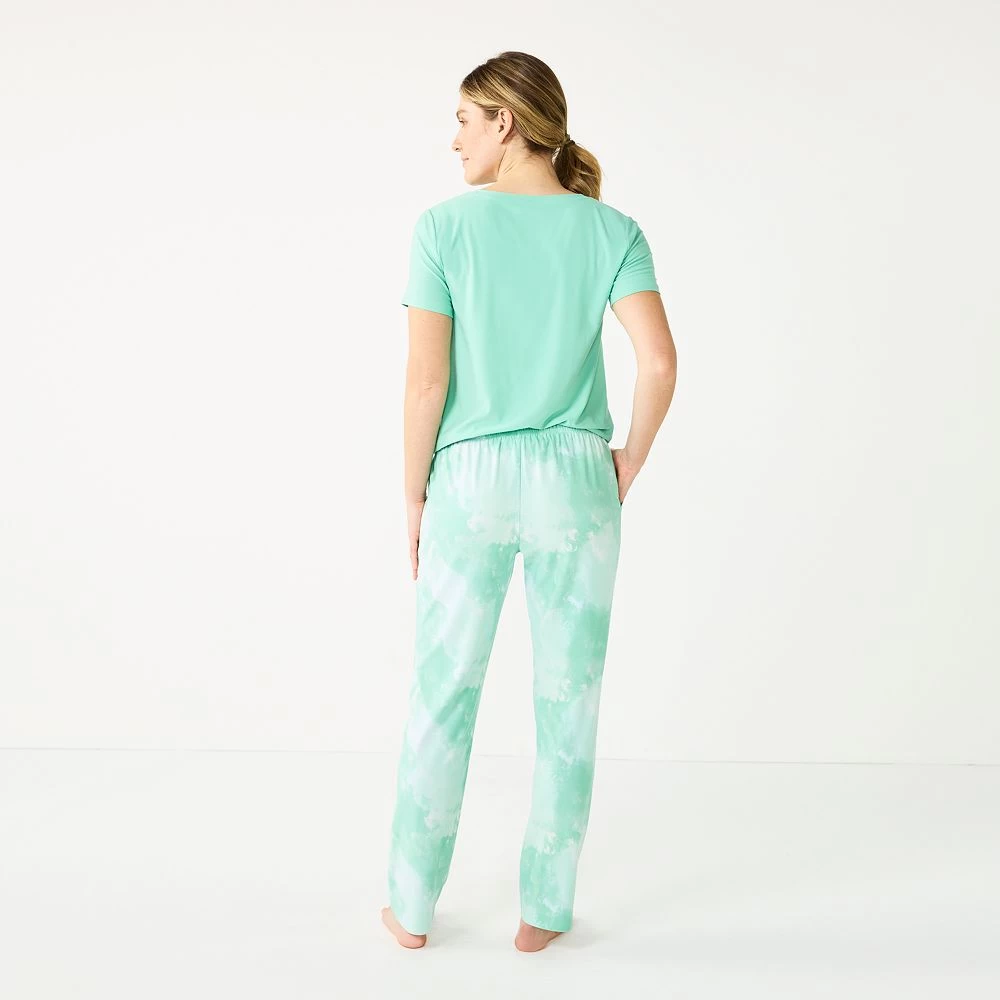 Petite Sonoma Goods For Life® 3-piece Pajama Top, Pajama Shorts & Pajama Pants Sleep Set 4 Petite Sonoma Goods For Life® 3-piece Pajama Top, Pajama Shorts & Pajama Pants Sleep Set - Image 2