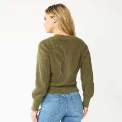 Women's Sonoma Goods For Life® Button-Front Cardigan -Sonoma Goods For Life Women 5904013 ALT