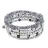 Sonoma Goods For Life® Silver Tone Blue And Metal Bead Coil Bracelet -Sonoma Goods For Life Women 5912955